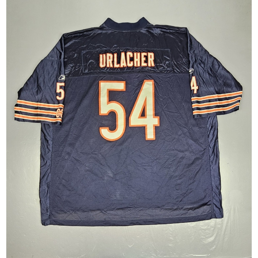 Vintage Reebok Chicago Bears Football Jersey Mens 4XL Brian Urlacher 54 On Field